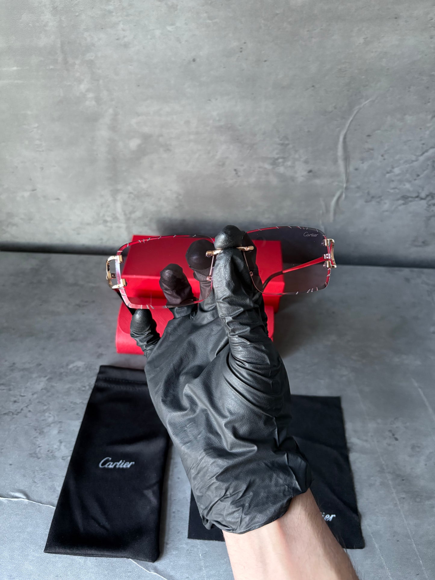 Pinkish/Purple Cart!er Sunglasses